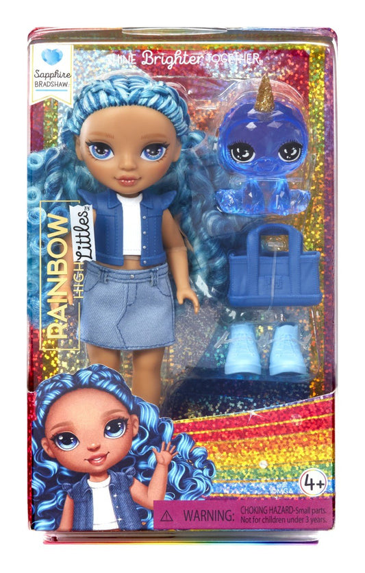 Rainbow high littles papusa sapphire bradshaw, MGA - Publisol.ro