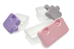 Recipient hrana bebe model puzzle, gri&mov, Melii - Publisol.ro