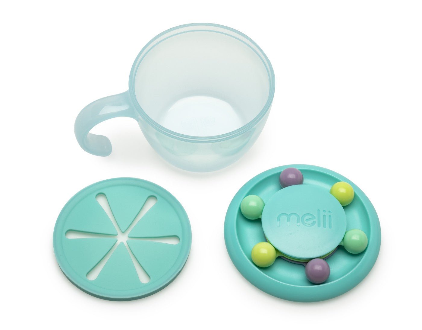 Recipient snack abacus, blue, Melii - Publisol.ro