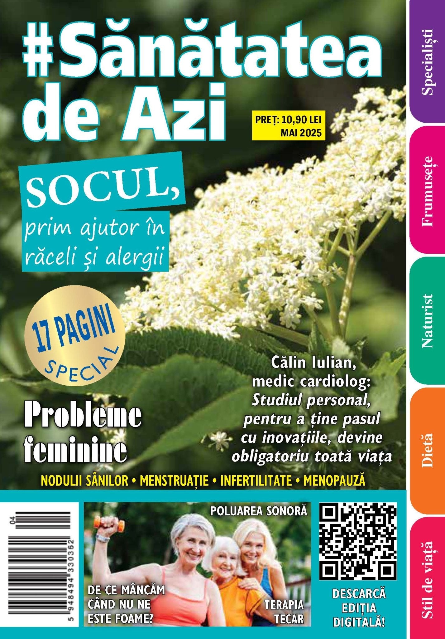 Revista Sanatatea de azi - mai 2025 - digital PDF - Publisol.ro