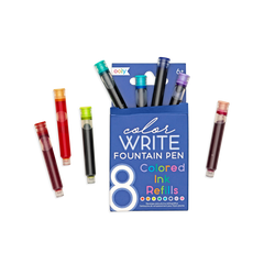 Rezerve Color Write pentru stilouri - set 8 culori - Ooly - Publisol.ro