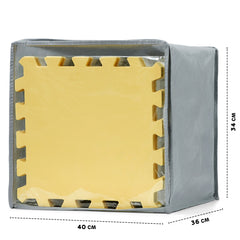 Saltea de joaca Kinderkraft luno, spuma, yellow - Publisol.ro