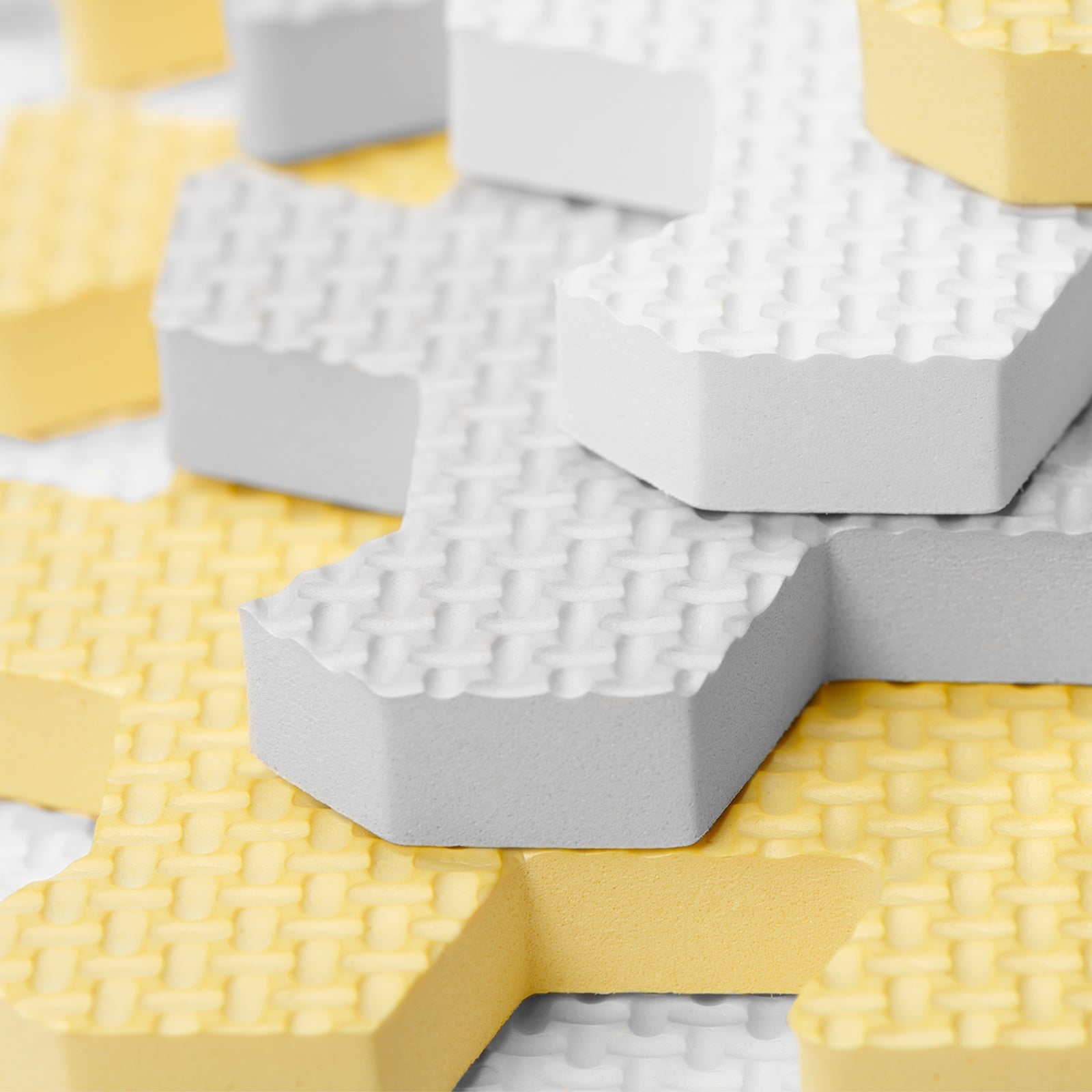 Saltea de joaca Kinderkraft luno, spuma, yellow - Publisol.ro