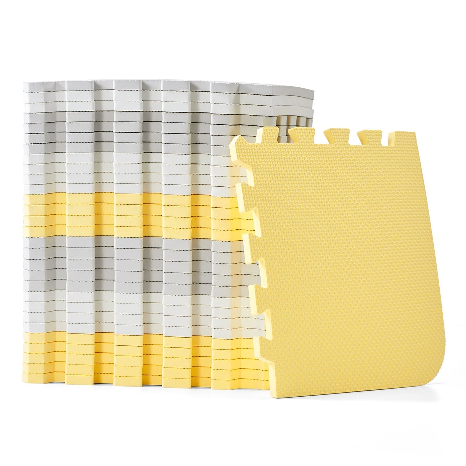 Saltea de joaca Kinderkraft luno, spuma, yellow - Publisol.ro