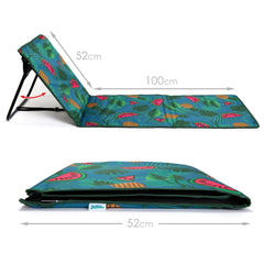 Saltea de plaja cu buzunar, Tropical - boppi - Publisol.ro