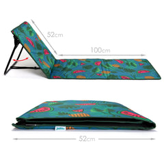 Saltea de plaja cu buzunar, Tropical - boppi - Publisol.ro