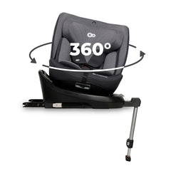 Scaun auto i - size, 40 - 150 cm i - 360, grey, Kinderkraft - Publisol.ro