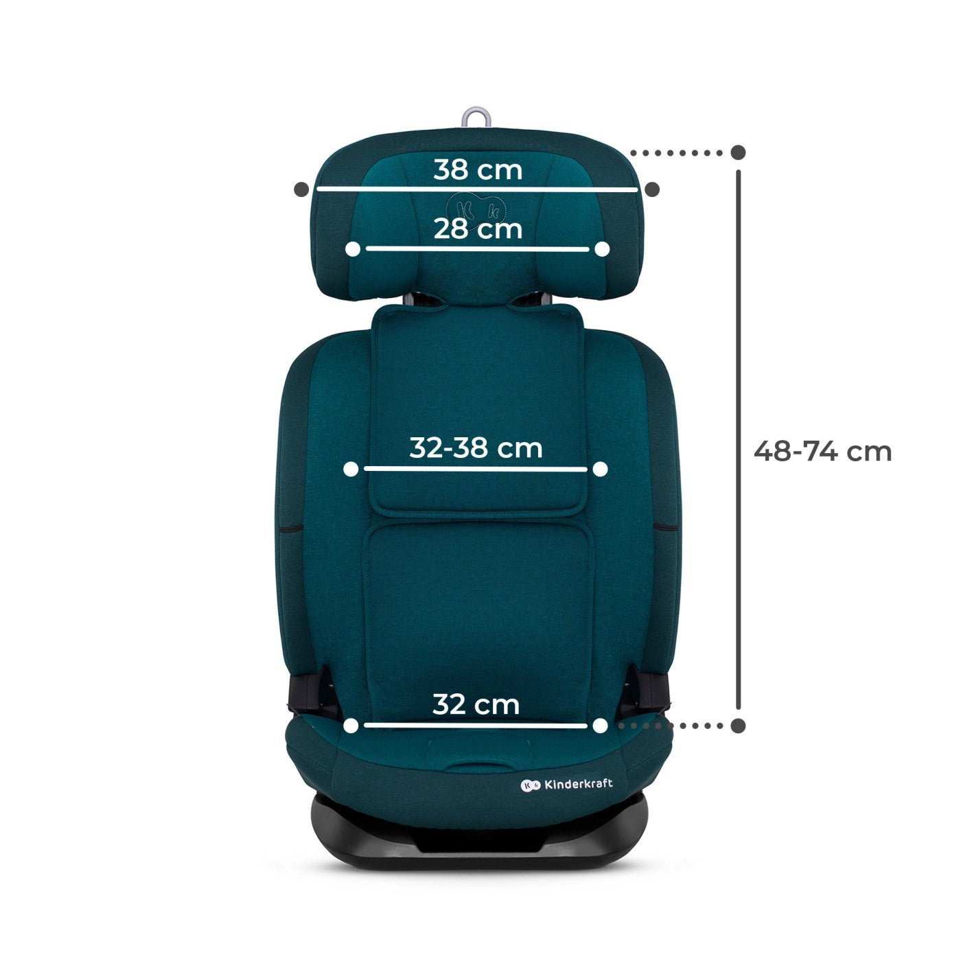 Scaun auto i - size, 76 - 150 cm oneto 3, isofix, harbor blue - Publisol.ro