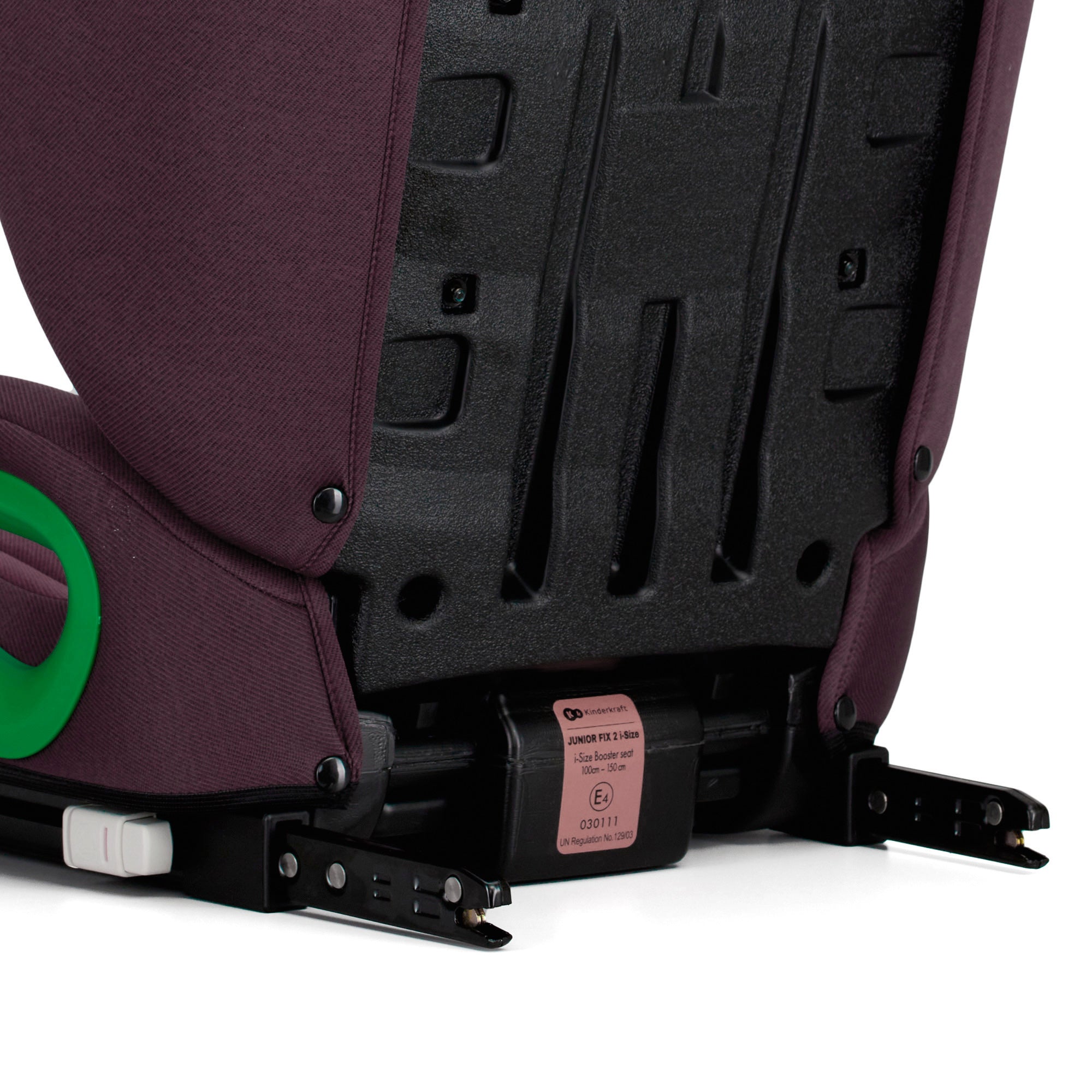 Scaun auto Kinderkraft junior fix2, i - size 100 - 150 cm, cherry red - Publisol.ro