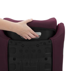 Scaun auto Kinderkraft junior fix2, i - size 100 - 150 cm, cherry red - Publisol.ro