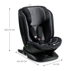 Scaun auto Kinderkraft xpedition 2 i - size 40 - 150 cm, black - Publisol.ro