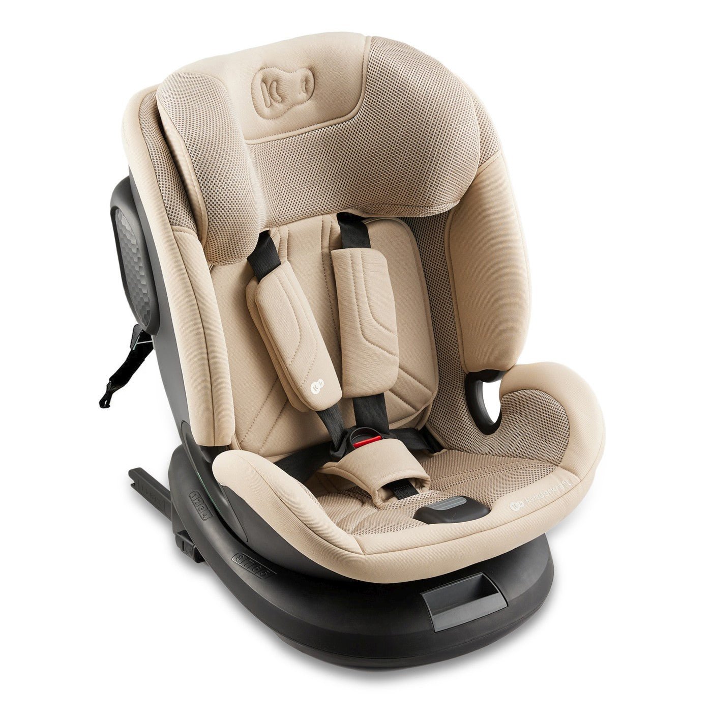 Scaun auto Kinderkraft xpedition 3 i - size 40 - 150 cm, beige - Publisol.ro