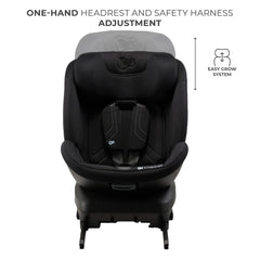 Scaun auto Kinderkraft xpedition 3 i - size 40 - 150 cm, black - Publisol.ro