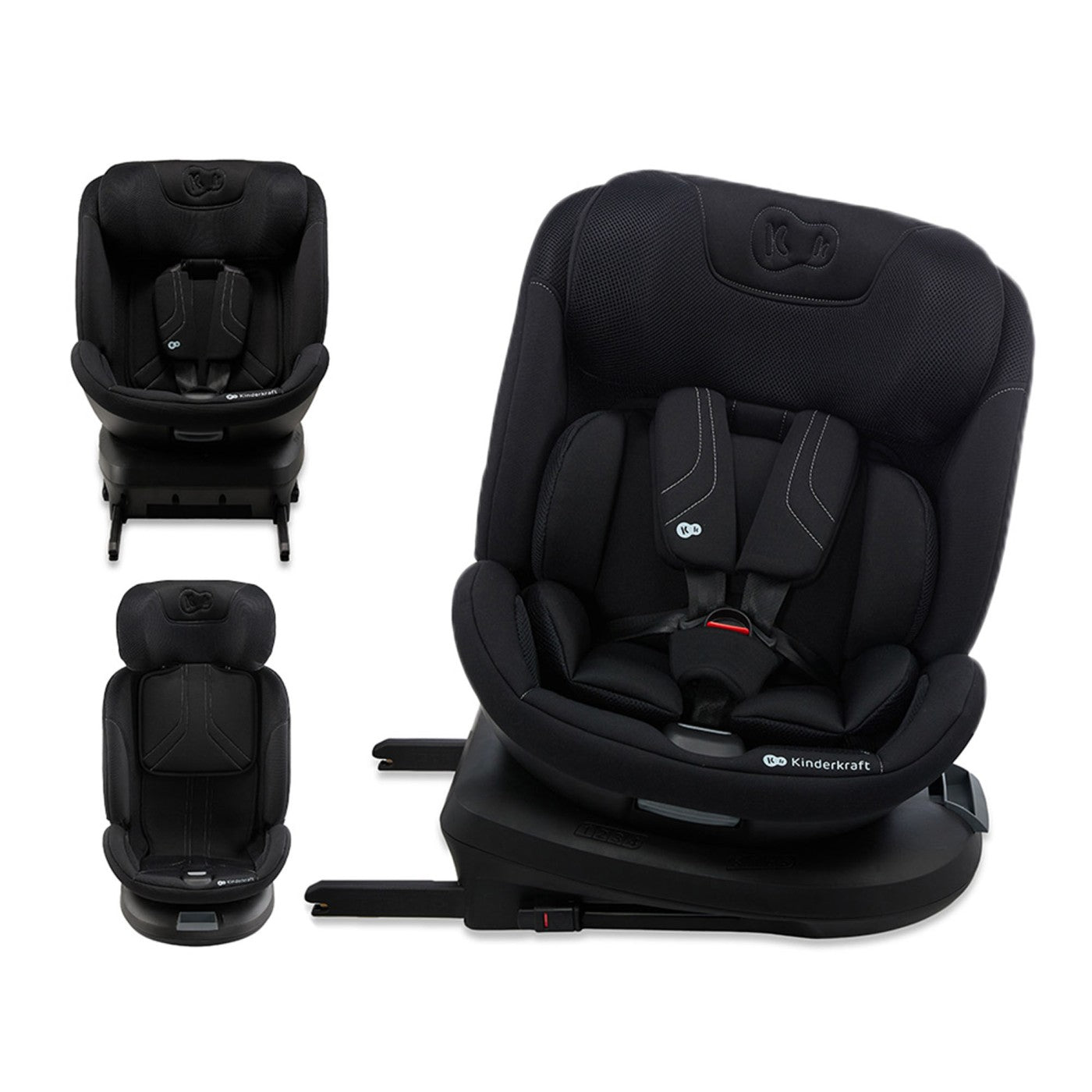 Scaun auto Kinderkraft xpedition 3 i - size 40 - 150 cm, black - Publisol.ro