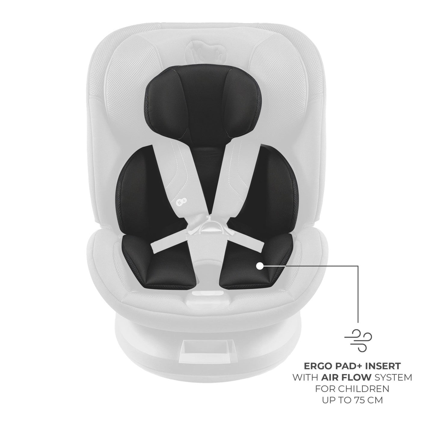 Scaun auto Kinderkraft xpedition 3 i - size 40 - 150 cm, black - Publisol.ro