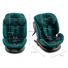 Scaun auto Kinderkraft xpedition 3 i - size 40 - 150 cm, green - Publisol.ro
