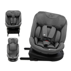 Scaun auto Kinderkraft xpedition 3 i - size 40 - 150 cm, grey - Publisol.ro