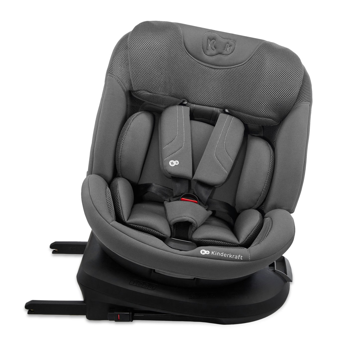 Scaun auto Kinderkraft xpedition 3 i - size 40 - 150 cm, grey - Publisol.ro