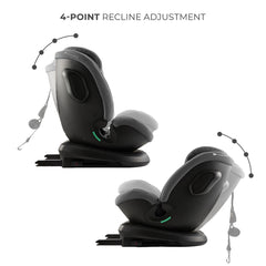 Scaun auto Kinderkraft xpedition 3 i - size 40 - 150 cm, grey - Publisol.ro