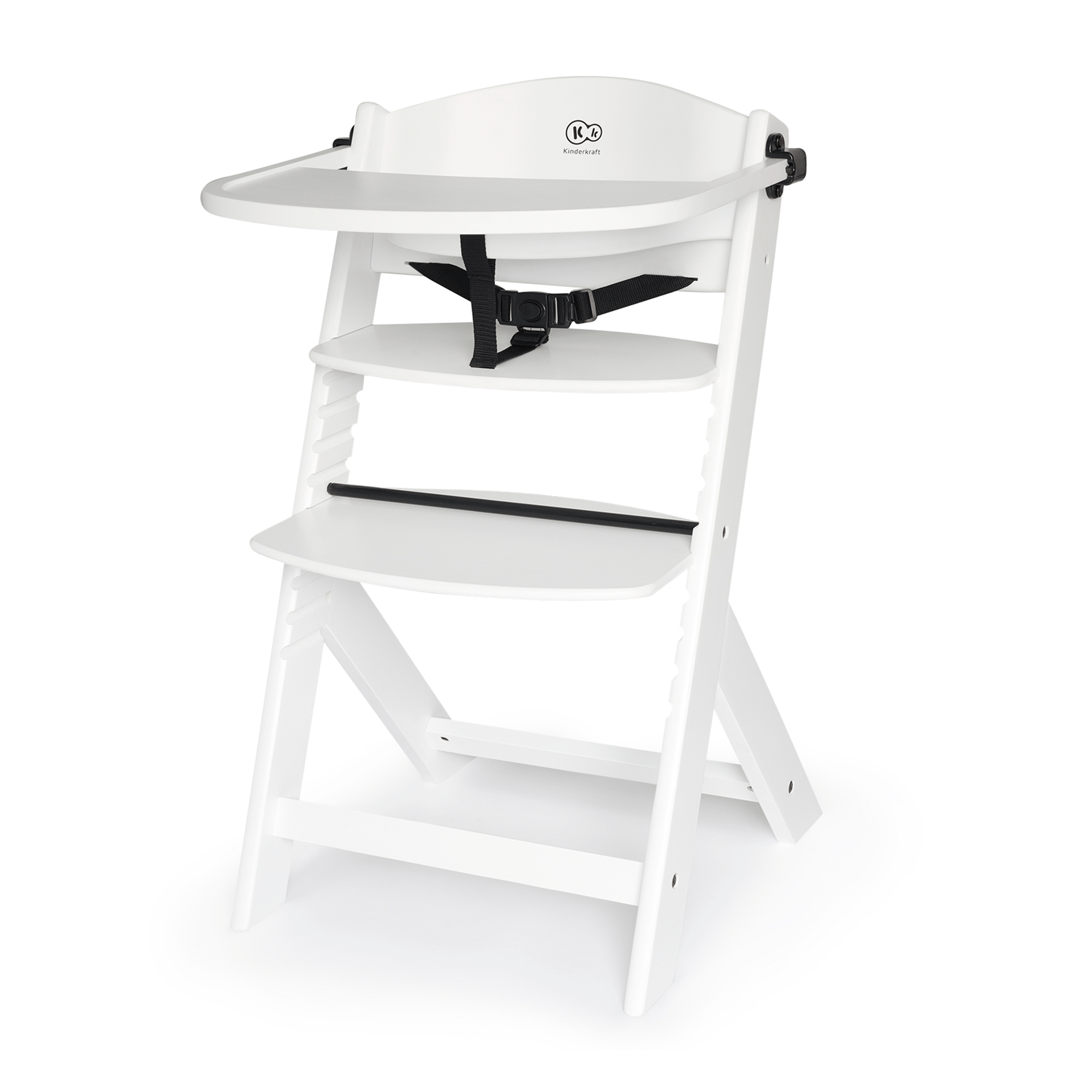 Scaun de masa Kinderkraft enock, 3 in 1, full white - Publisol.ro