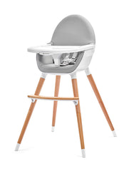 Scaun de masa Kinderkraft fini, 2 in 1, grey - Publisol.ro