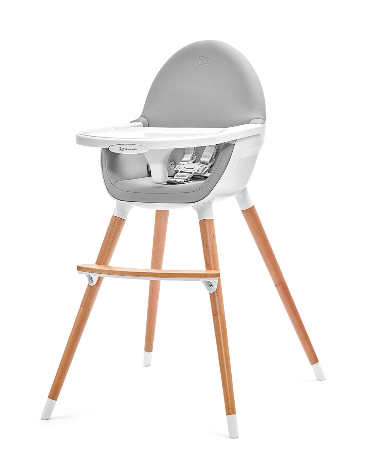 Scaun de masa Kinderkraft fini, 2 in 1, grey - Publisol.ro