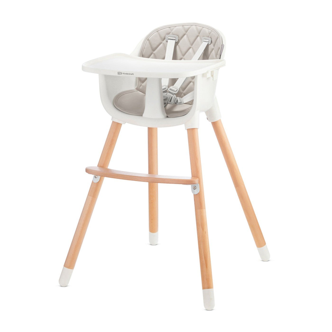 Scaun de masa Kinderkraft sienna, 2 in 1, grey - Publisol.ro