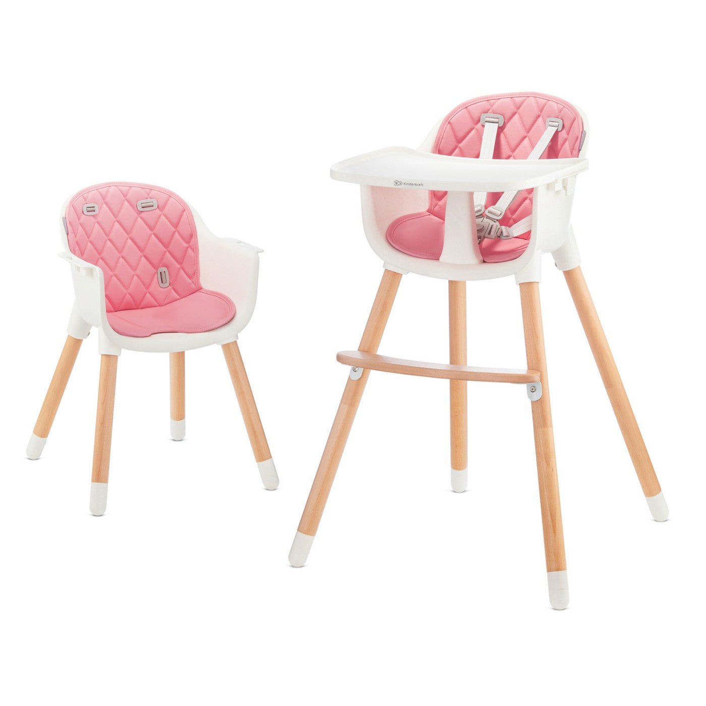 Scaun de masa Kinderkraft sienna, 2 in 1, pink - Publisol.ro