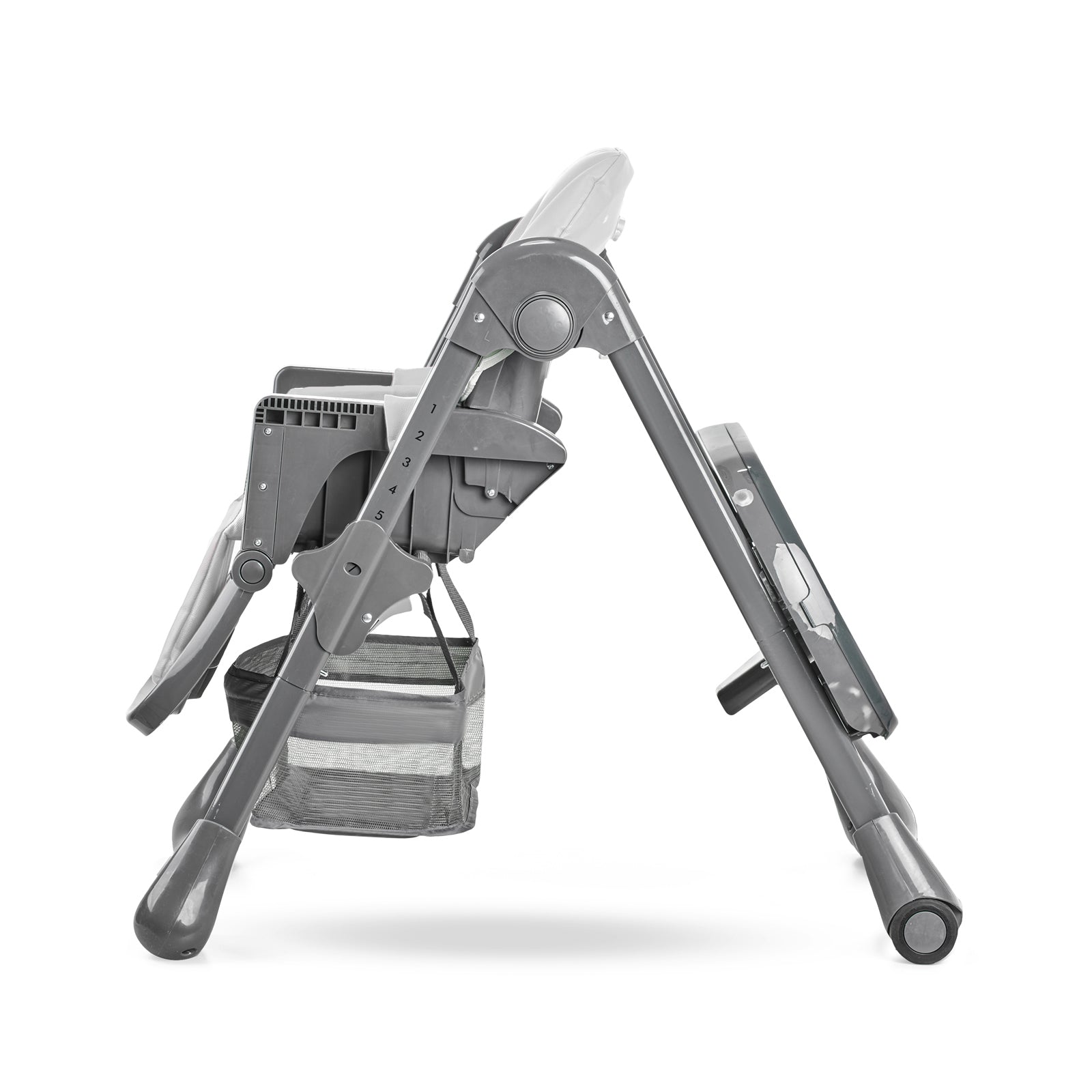 Scaun de masa Kinderkraft tastee, pliabil, grey - Publisol.ro