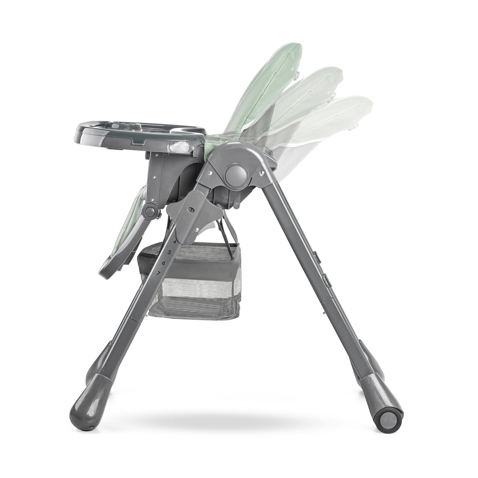 Scaun de masa Kinderkraft tastee, pliabil, olive - Publisol.ro