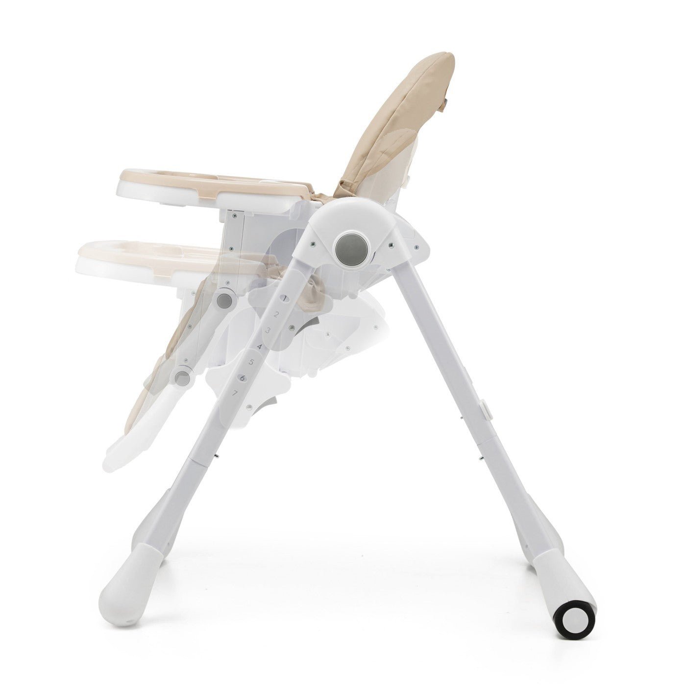 Scaun de masa Kinderkraft tummie, pliabil, beige - Publisol.ro