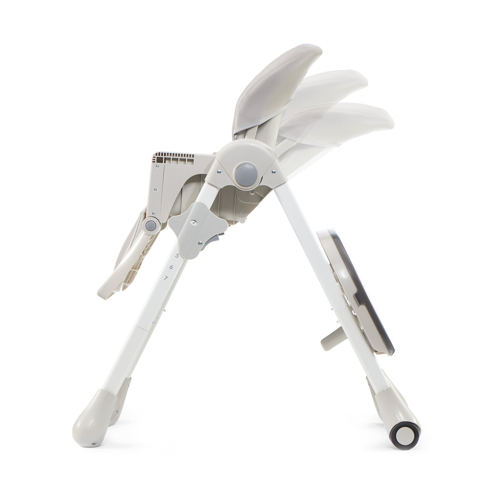 Scaun de masa Kinderkraft yummy pliabil, grey - Publisol.ro