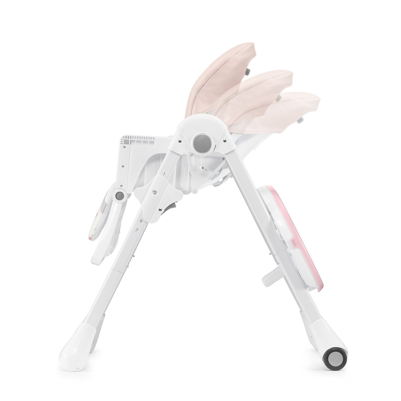 Scaun de masa Kinderkraft yummy pliabil, pink - Publisol.ro