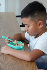 Set 2 castronele cu ventuza silicon melii model rechin, Melii - Publisol.ro