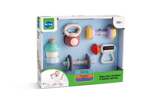 Set 5 jucarii gingivale sport, Jucarii Bebe - Publisol.ro