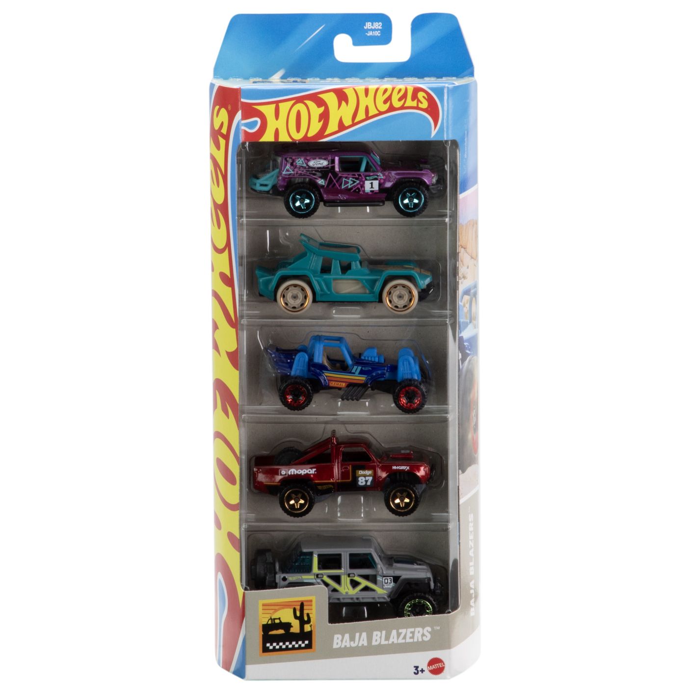 Set 5 masini Hot Wheels baja blazers - Publisol.ro