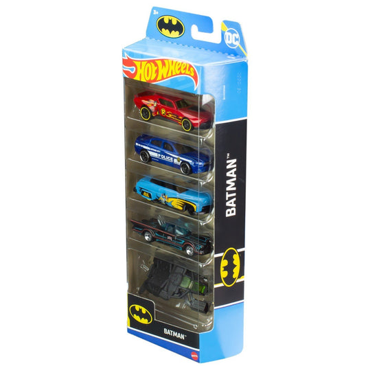 Set 5 masini hot wheels batman, Mattel - Publisol.ro