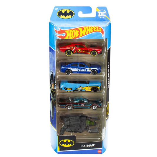 Set 5 masini hot wheels batman, Mattel - Publisol.ro