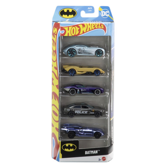 Set 5 masini hot wheels batman, Mattel - Publisol.ro