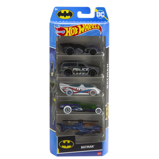 Set 5 masini hot wheels batman, Mattel - Publisol.ro
