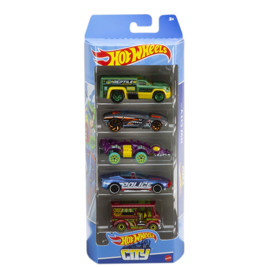 Set 5 masini hot wheels city, Mattel - Publisol.ro