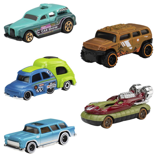 Set 5 masini hot wheels getaways, Mattel - Publisol.ro