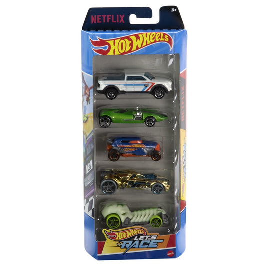 Set 5 masini hot wheels lets race, Mattel - Publisol.ro