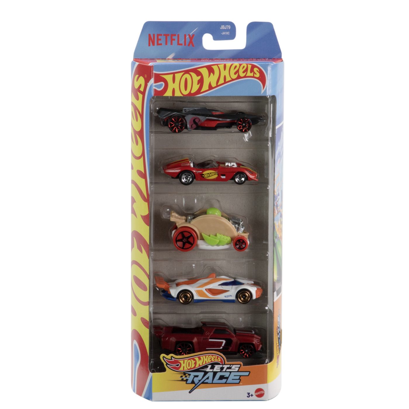Set 5 masini Hot Wheels lets race - Publisol.ro