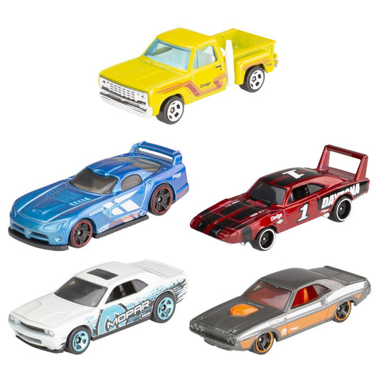 Set 5 masini hot wheels mopar, Mattel - Publisol.ro