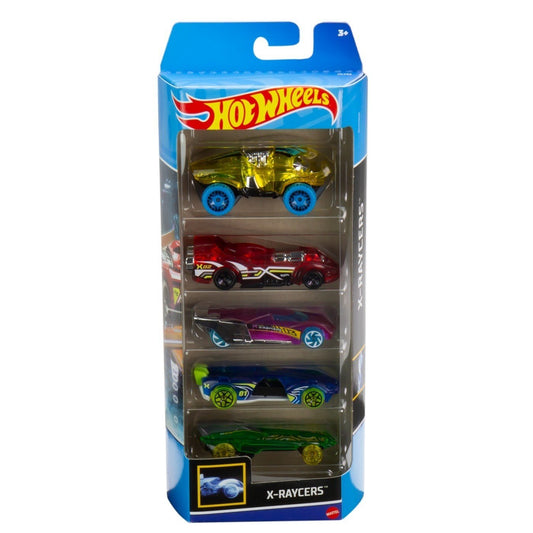 Set 5 masini hot wheels x - raycers, Mattel - Publisol.ro