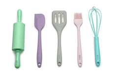 Set 5 piese mini ustensile baking, colorate, Melii - Publisol.ro