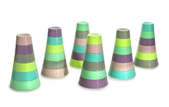 Set 6 recipiente hrana bebe, model turn, Melii - Publisol.ro