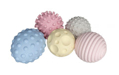 Set 7 mingi senzoriale pentru bebelusi - Gerardo Toys - Publisol.ro