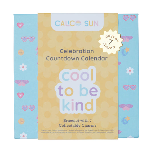 Set cadou bratara si charmuri - Calendar pentru sarbatorit evenimente - Cool To Be Kind - Ooly